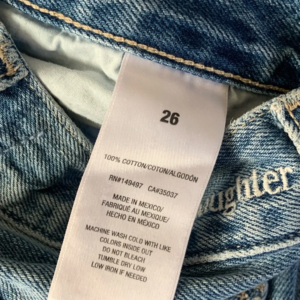 Favorite Daughter Jeans Women 26 Otto High Rise Boyfriend Button Fly Light 26x32 - Picture 8 of 10